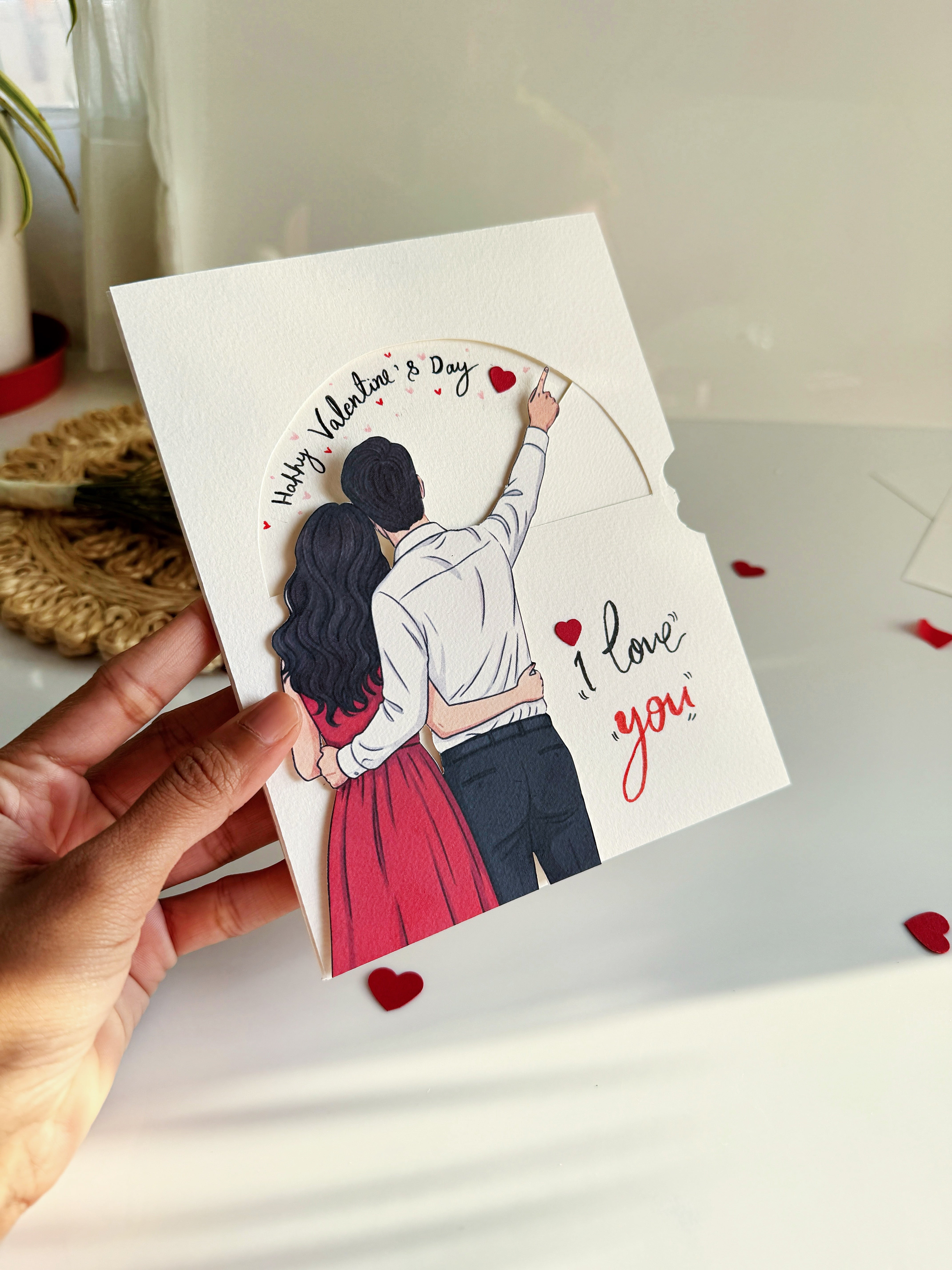 The Magic Reveal Card: Interactive Spinning Surprise Gift Card for Couples