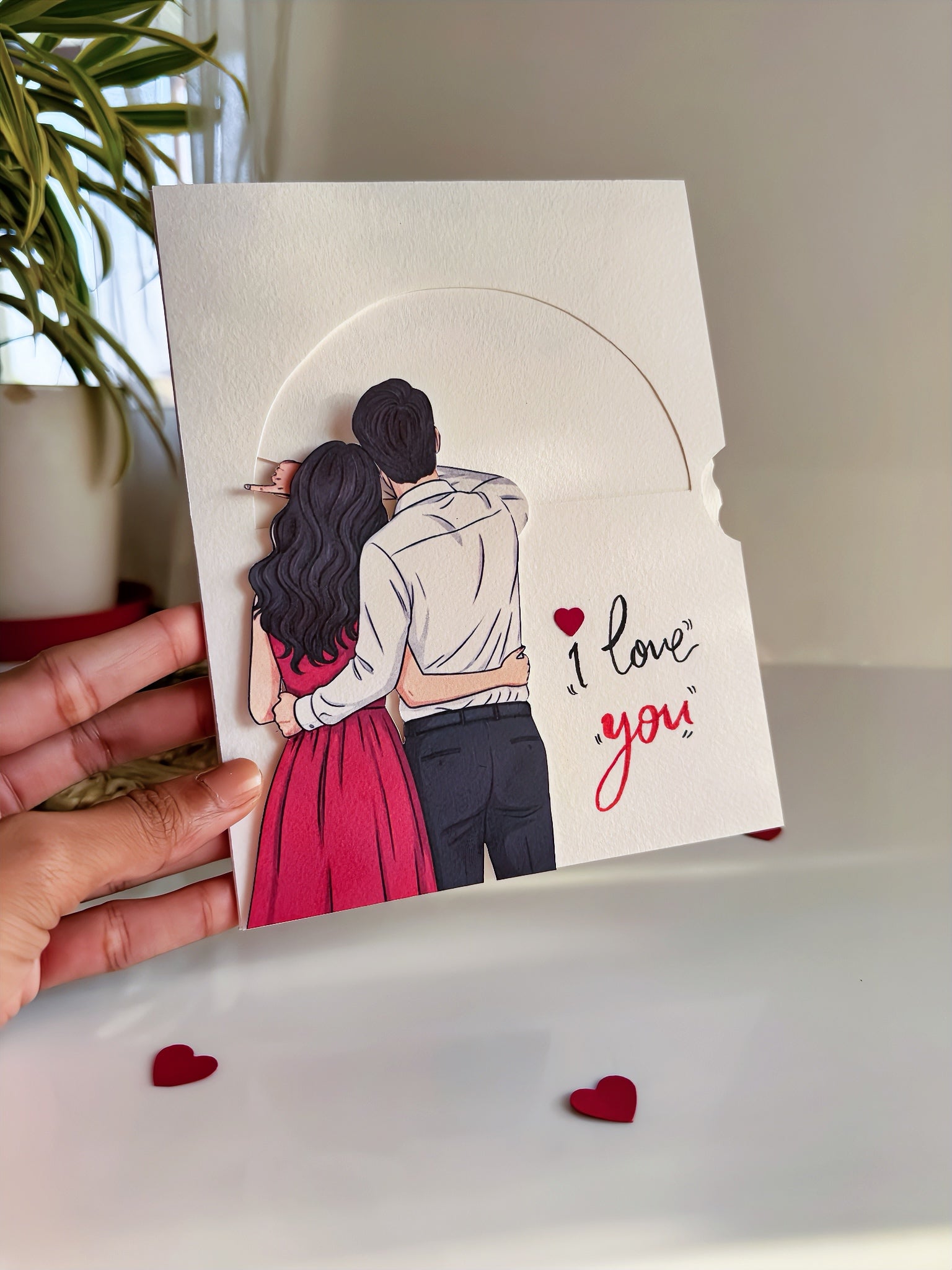 The Magic Reveal Card: Interactive Spinning Surprise Gift Card for Couples
