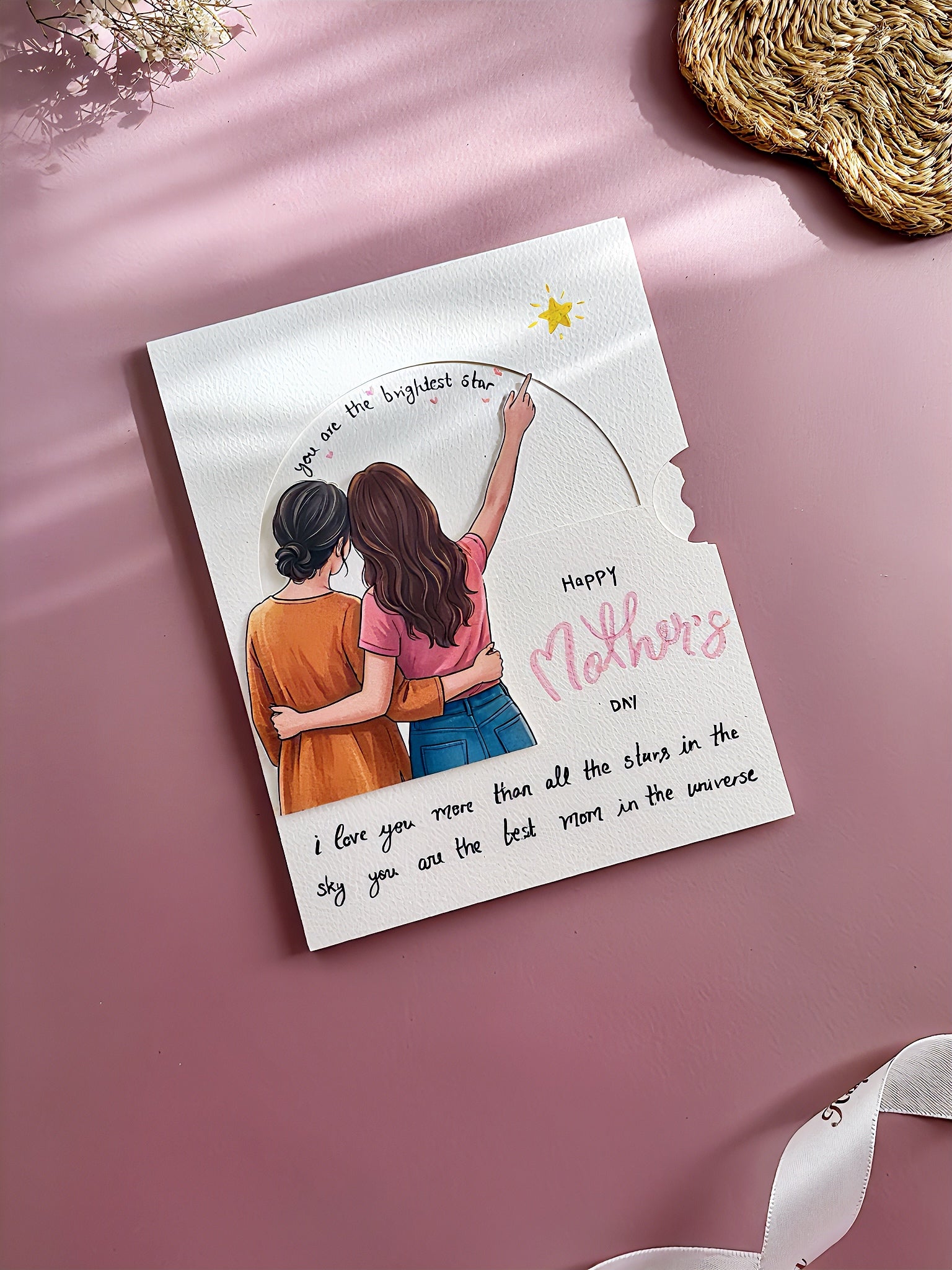 Mothers Day Spin Card : Interactive Wheel Surprise Gift Card for Mothers