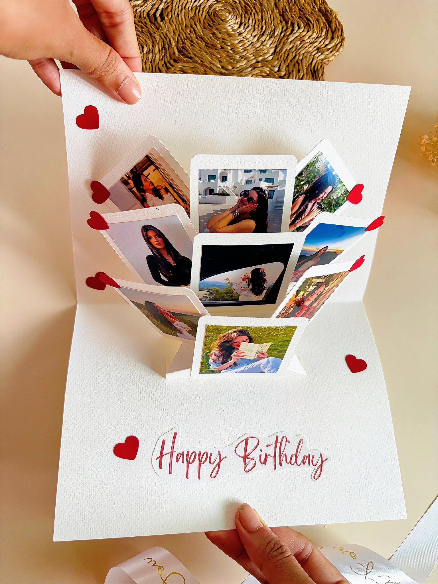 Stairway of Love Happy Birthday Card