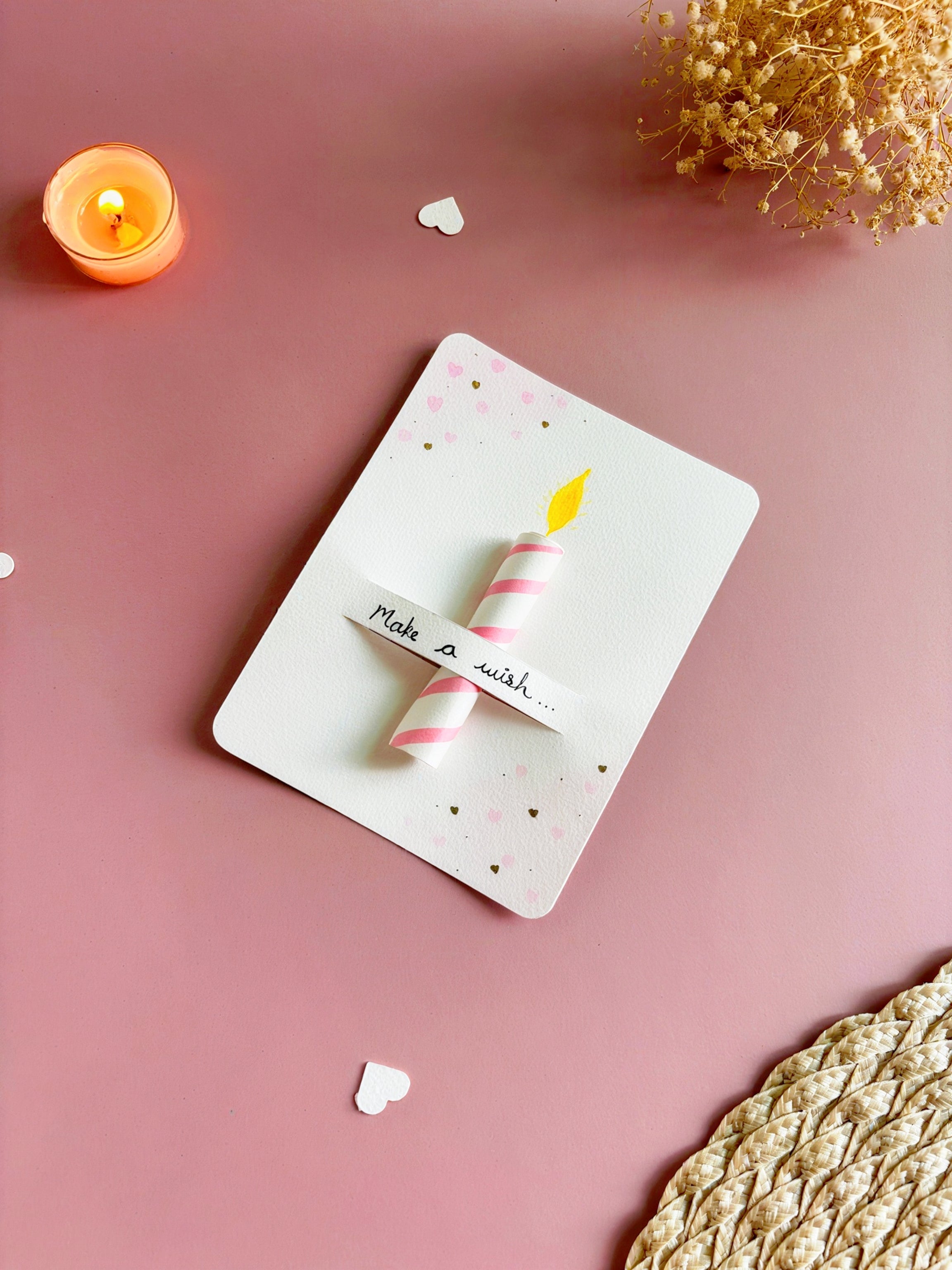 The Candle Wish Card: Interactive Birthday Surprise Gift Card for Special Moments