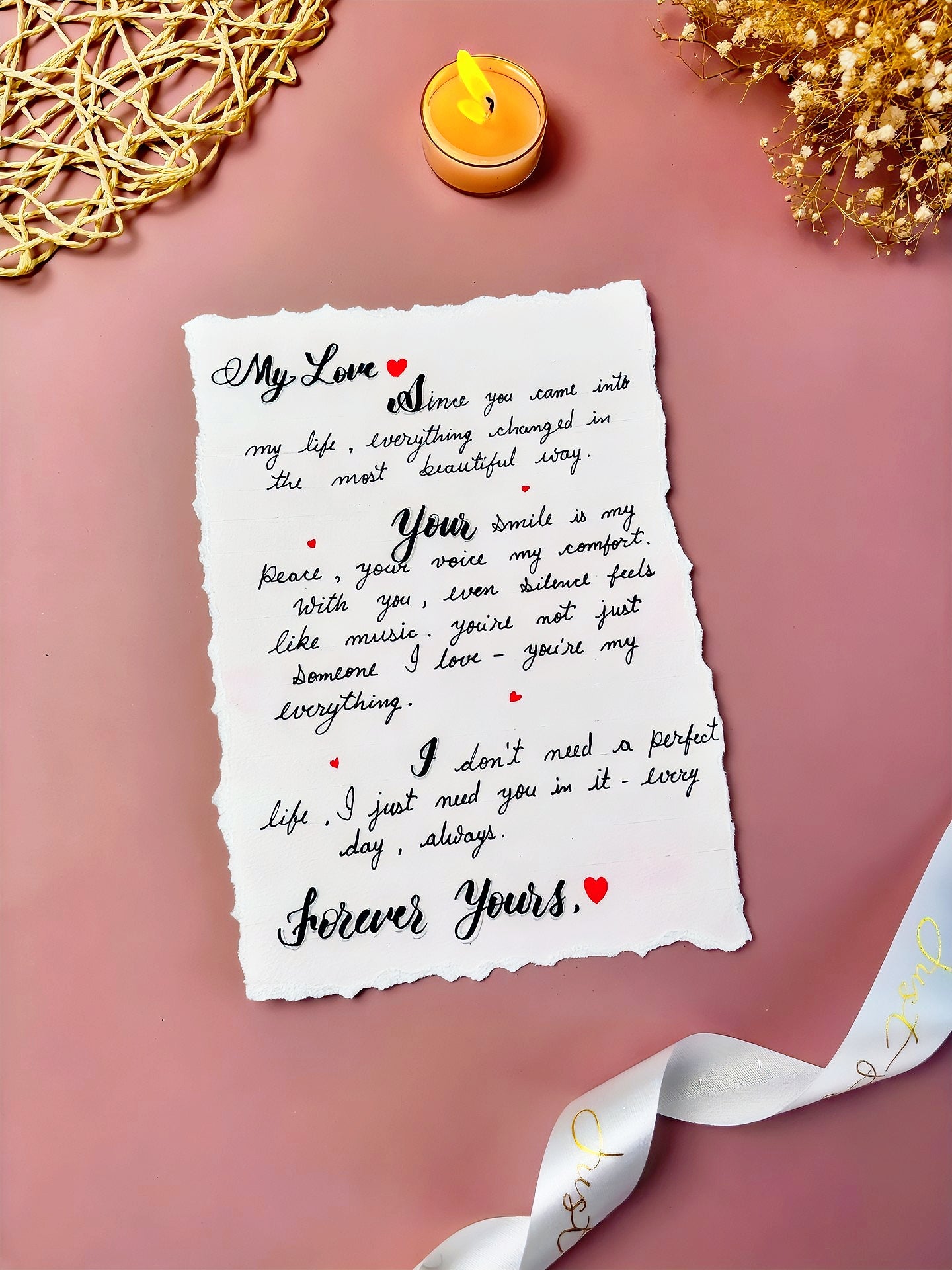 Heartfelt Handmade Letter